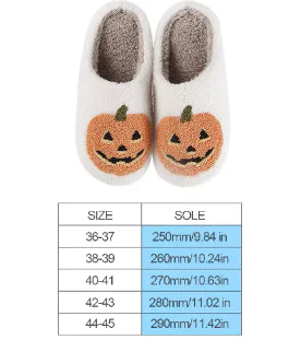 Glitzy Pumpkin Slippers